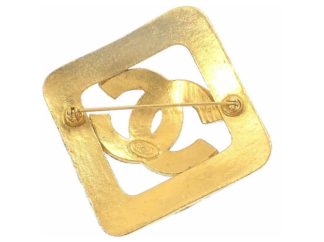Timeless Spilla Placcata Oro Chanel Coco Mark D'oro - vista 5