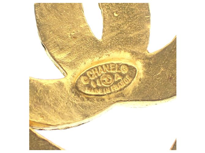 Timeless Spilla Placcata Oro Chanel Coco Mark D'oro - vista 7