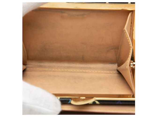 Portafoglio bi-fold Monogram Multicolor Louis Vuitton Nero Multicolore - vista 4