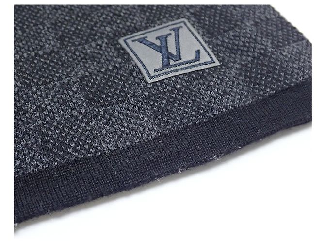 Louis Vuitton Echarpe Petit Damier Schwarz - Ansicht 4