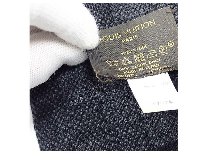 Louis Vuitton Echarpe Petit Damier Schwarz - Ansicht 7
