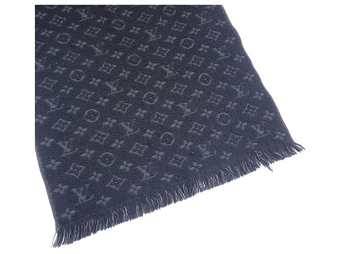 Klassischer Monogramm-Schal von Louis Vuitton Schwarz - Ansicht 2