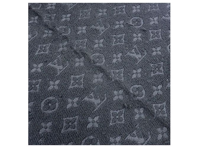 Klassischer Monogramm-Schal von Louis Vuitton Schwarz - Ansicht 3