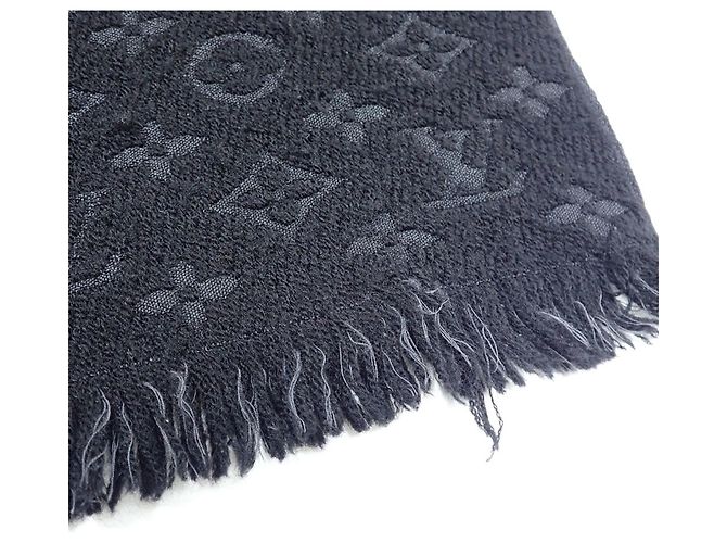 Klassischer Monogramm-Schal von Louis Vuitton Schwarz - Ansicht 4