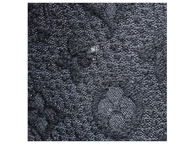 Klassischer Monogramm-Schal von Louis Vuitton Schwarz - Ansicht 6