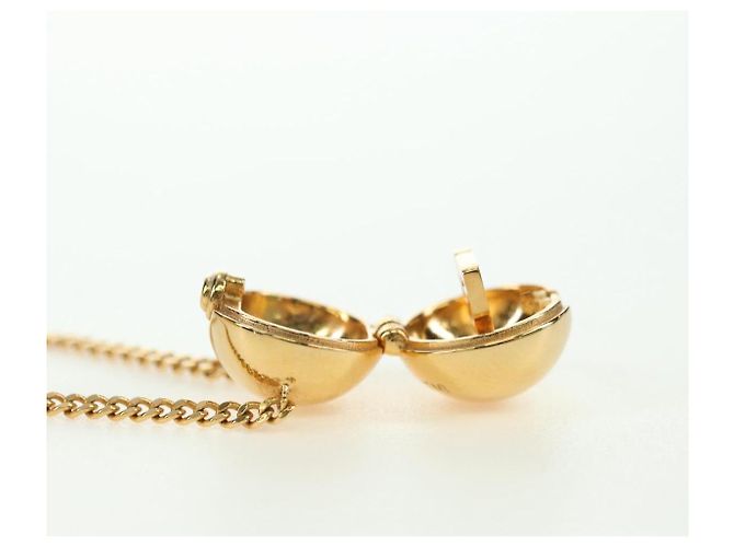 Collana FENDI Monster Ball metallo tono oro Auth 167240SM - vista 18
