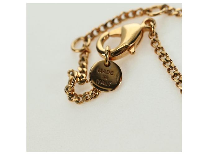 Collana FENDI Monster Ball metallo tono oro Auth 167240SM - vista 21