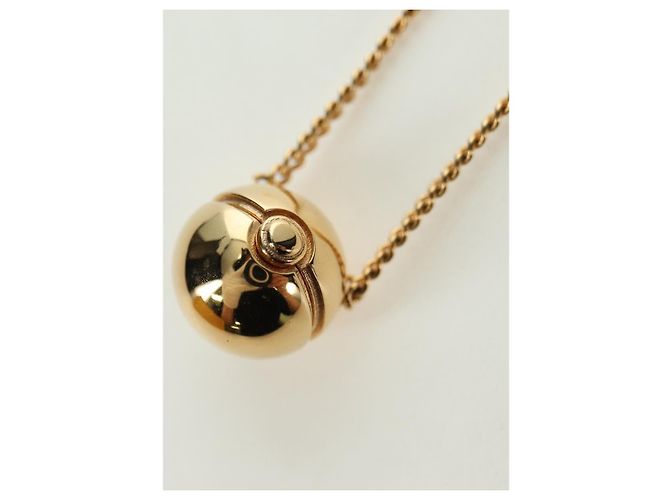 Collana FENDI Monster Ball metallo tono oro Auth 167240SM - vista 3