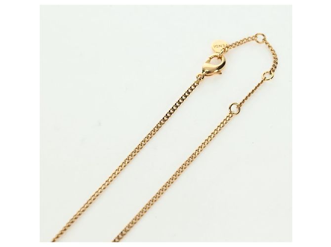 Collana FENDI Monster Ball metallo tono oro Auth 167240SM - vista 5