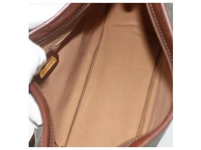 Borsa a Spalla GUCCI in Tela Beige Oro Auth ep14080 D'oro - vista 10