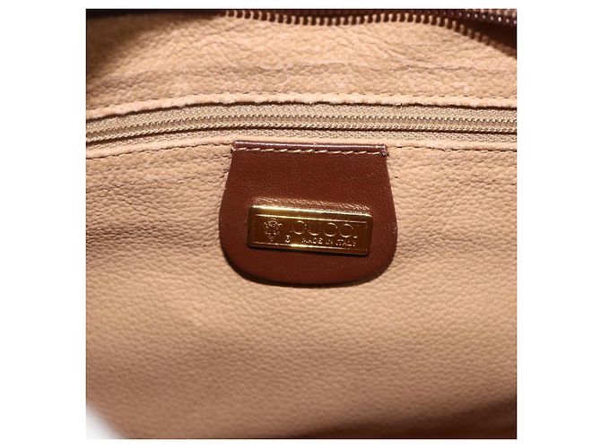 Borsa a Spalla GUCCI in Tela Beige Oro Auth ep14080 D'oro - vista 18