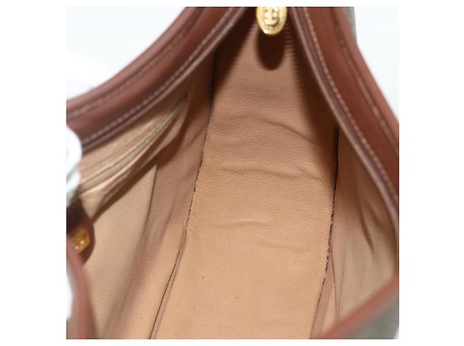 Borsa a Spalla GUCCI in Tela Beige Oro Auth ep14080 D'oro - vista 19