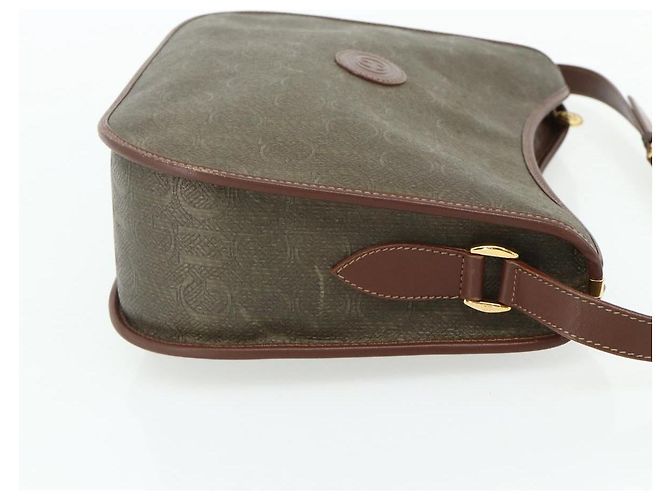 Borsa a Spalla GUCCI in Tela Beige Oro Auth ep14080 D'oro - vista 4