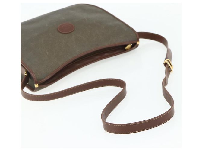 Borsa a Spalla GUCCI in Tela Beige Oro Auth ep14080 D'oro - vista 7