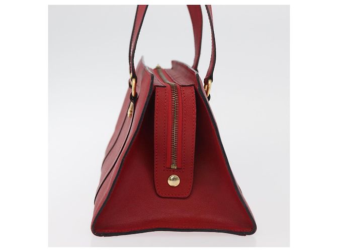 Céline Borsa a mano CELINE in pelle rossa dorata Auth 176319 Rosso D'oro - vista 3