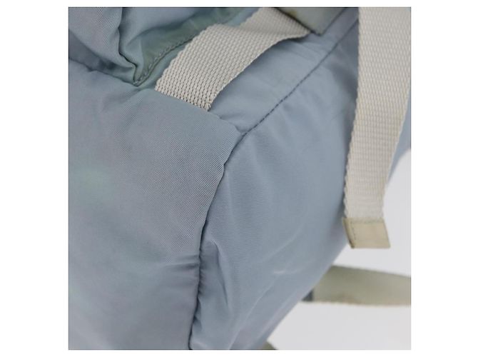 PRADA Rucksack aus Nylon hellblau Silber authentisch 175701 - Ansicht 15