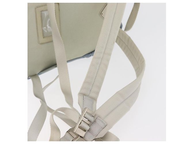PRADA Rucksack aus Nylon hellblau Silber authentisch 175701 - Ansicht 8