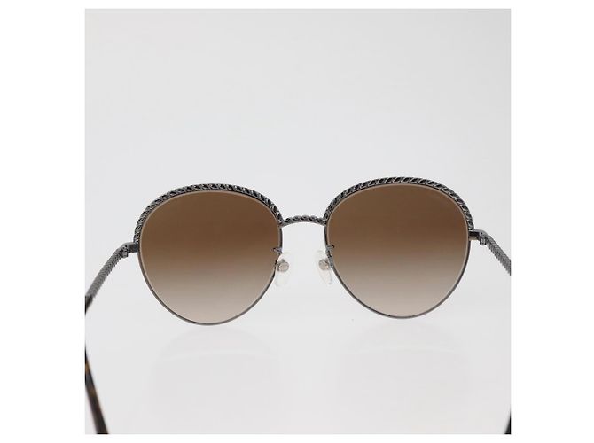 Occhiali da sole CHANEL metallo Argento CC Auth 176091A - vista 2