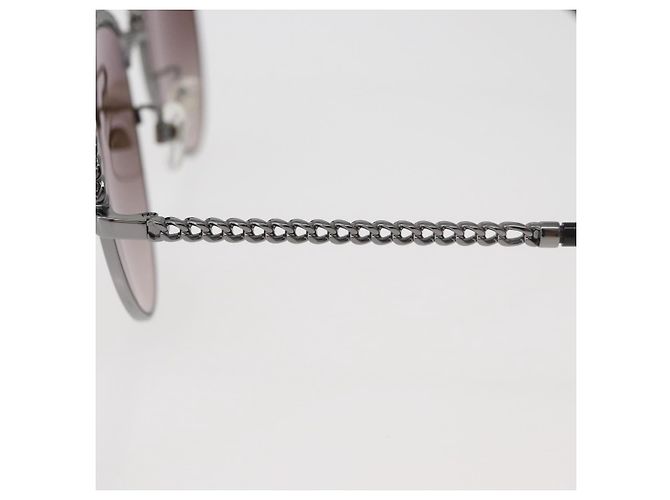 Occhiali da sole CHANEL metallo Argento CC Auth 176091A - vista 7