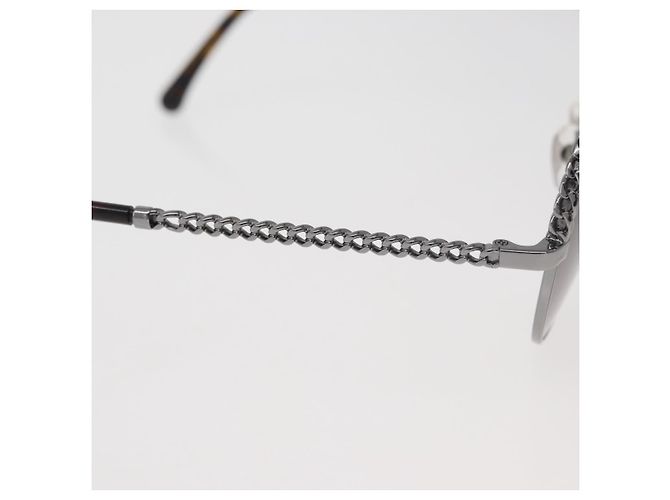 Occhiali da sole CHANEL metallo Argento CC Auth 176091A - vista 8