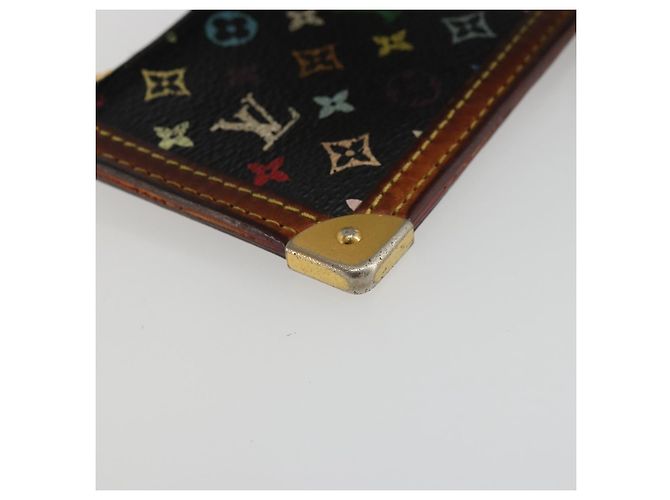 LOUIS VUITTON Monograma Multicolor Pochette Cles Bolsa Negra M13664 Auth 176954 Negro - vista 14