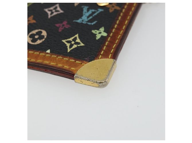 LOUIS VUITTON Monograma Multicolor Pochette Cles Bolsa Negra M13664 Auth 176954 Negro - vista 15