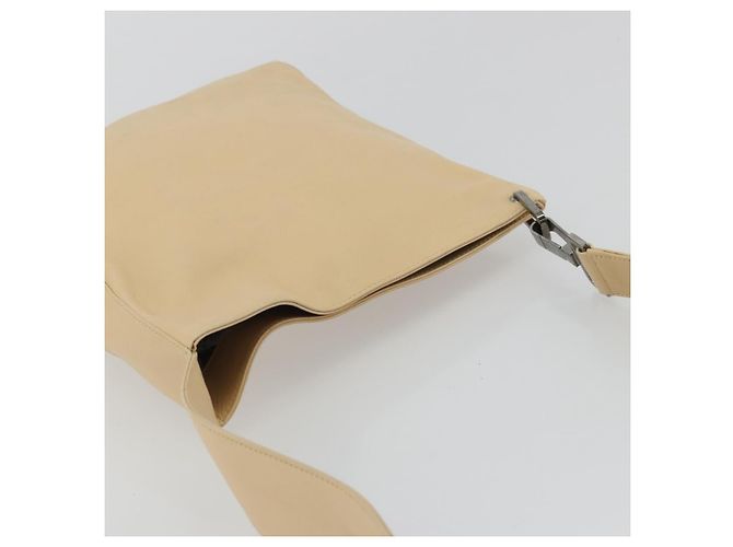 Borsa a Spalla in Pelle Beige Argento GUCCI 91761 Auth 176780 - vista 6