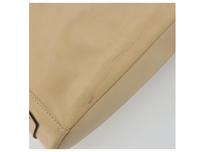 Borsa a Spalla in Pelle Beige Argento GUCCI 91761 Auth 176780 - vista 9