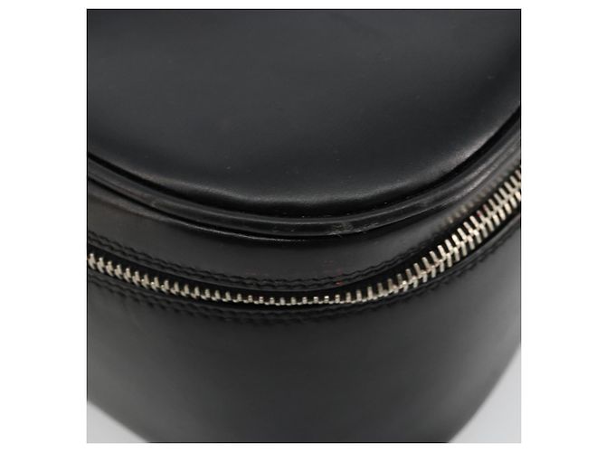 GUCCI Vanity Borsa a Mano in Pelle Nera Argento Auth ep14055 Nero - vista 14