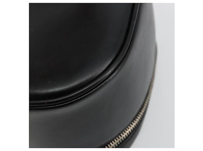 GUCCI Vanity Borsa a Mano in Pelle Nera Argento Auth ep14055 Nero - vista 15