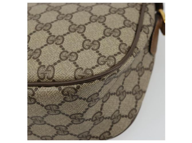 Borsa Sherry Line GG Supreme Web di GUCCI in PVC beige e oro 89 02 032 Auth 176224 D'oro - vista 16