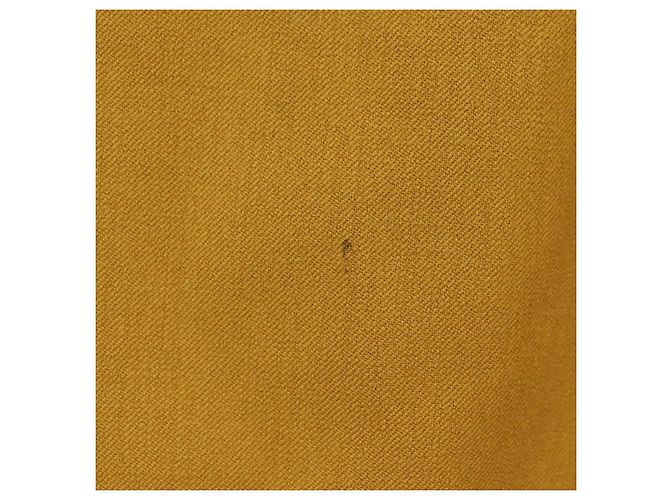 Hermès Falda HERMES de lana marrón Auth 174904A Castaño - vista 4
