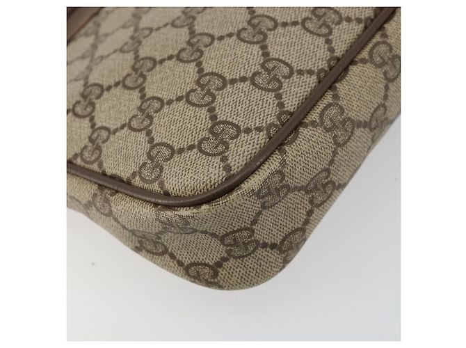 Gucci Borsa a Spalla GG Supreme PVC Beige Oro 89 02 068 Auth ep14193 D'oro - vista 15
