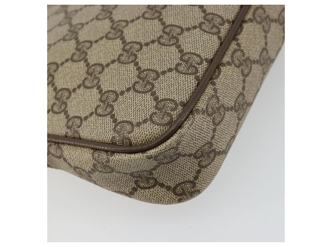 Gucci Borsa a Spalla GG Supreme PVC Beige Oro 89 02 068 Auth ep14193 D'oro - vista 17