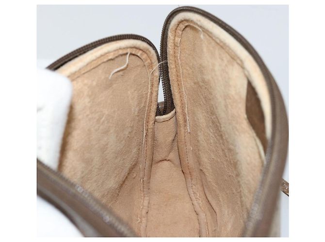 Gucci Borsa a Spalla GG Supreme PVC Beige Oro 89 02 068 Auth ep14193 D'oro - vista 20