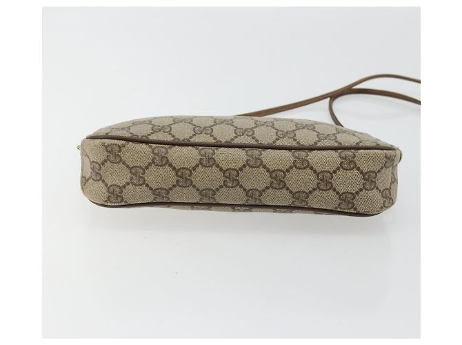 Gucci Borsa a Spalla GG Supreme PVC Beige Oro 89 02 068 Auth ep14193 D'oro - vista 5