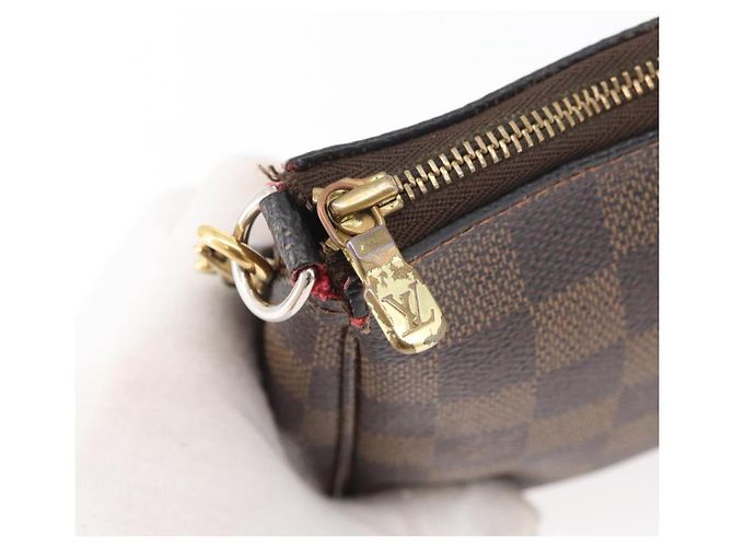 LOUIS VUITTON Pochette Accessoires Damier Ebene N41206 Auth LV 176761 - vista 10