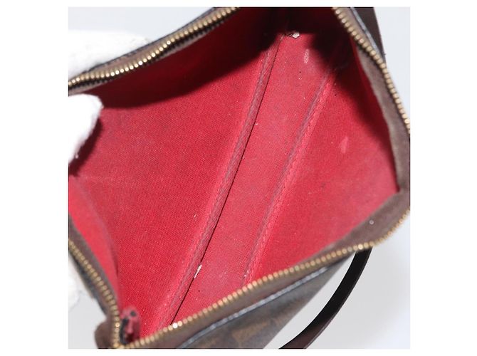 LOUIS VUITTON Pochette Accessoires Damier Ebene N41206 Auth LV 176761 - vista 11