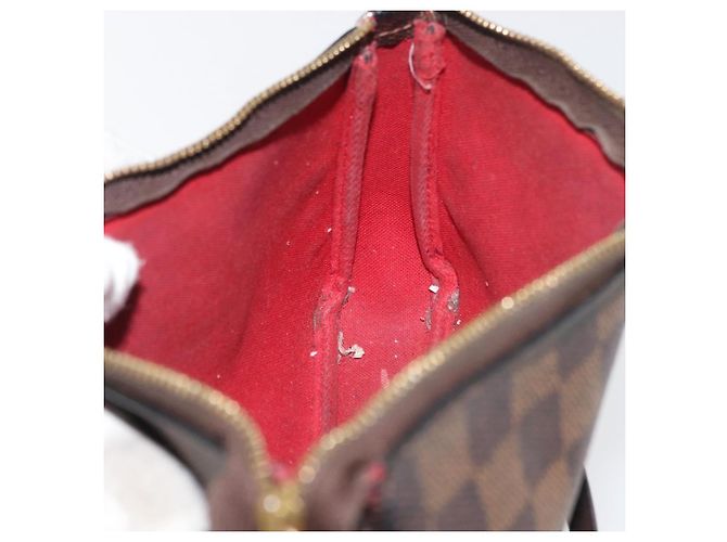 LOUIS VUITTON Pochette Accessoires Damier Ebene N41206 Auth LV 176761 - vista 20