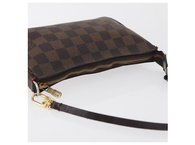 LOUIS VUITTON Pochette Accessoires Damier Ebene N41206 Auth LV 176761 - vista 7