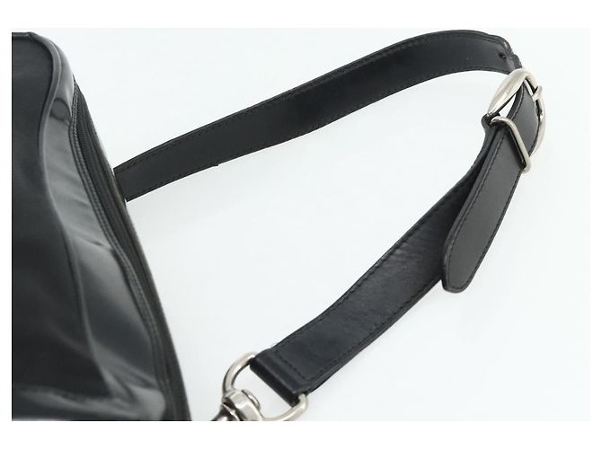 GUCCI Bamboo Schultertasche Nylon Schwarz Silber 003 2058 0059 5 Auth bs34656 - Ansicht 15