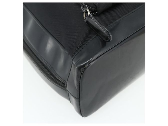 GUCCI Bamboo Schultertasche Nylon Schwarz Silber 003 2058 0059 5 Auth bs34656 - Ansicht 17