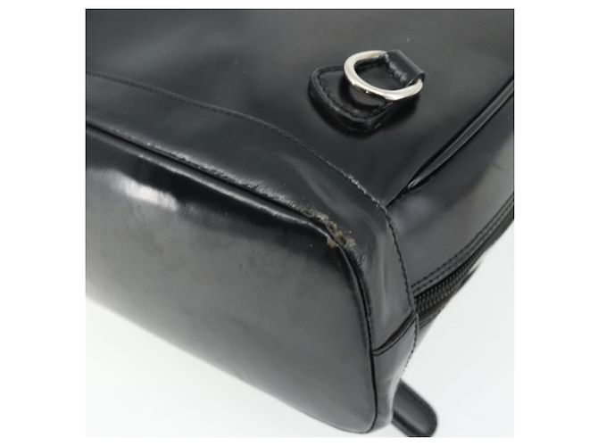 GUCCI Bamboo Schultertasche Nylon Schwarz Silber 003 2058 0059 5 Auth bs34656 - Ansicht 18