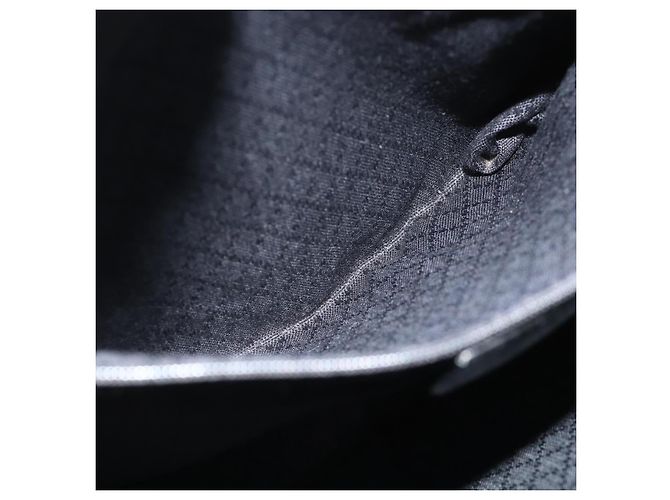 GUCCI Bamboo Schultertasche Nylon Schwarz Silber 003 2058 0059 5 Auth bs34656 - Ansicht 23