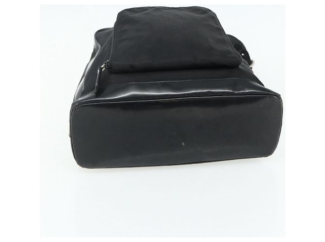 GUCCI Bamboo Schultertasche Nylon Schwarz Silber 003 2058 0059 5 Auth bs34656 - Ansicht 5