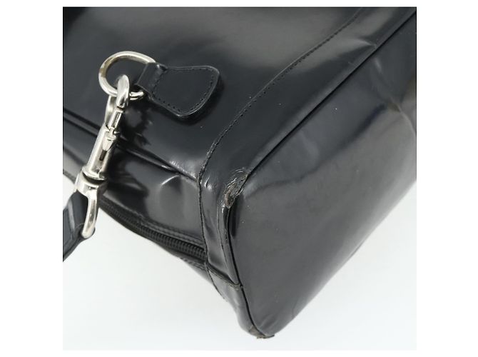GUCCI Bamboo Schultertasche Nylon Schwarz Silber 003 2058 0059 5 Auth bs34656 - Ansicht 9