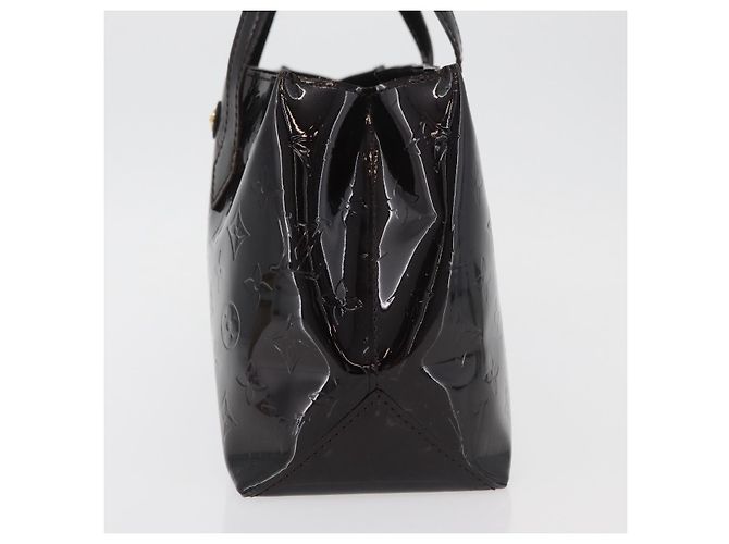 LOUIS VUITTON Borsa a Mano Monogram Vernis Wilshire PM Amarante M93641 Auth 176891A Bordò - vista 3
