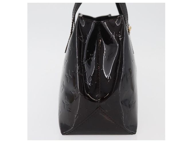 LOUIS VUITTON Borsa a Mano Monogram Vernis Wilshire PM Amarante M93641 Auth 176891A Bordò - vista 4