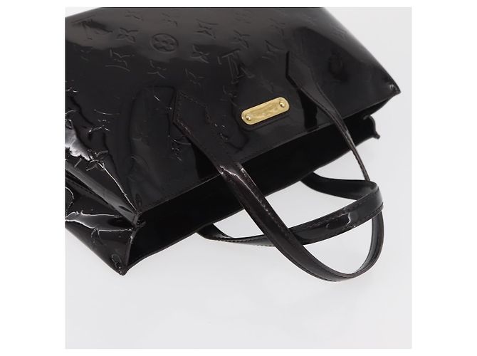 LOUIS VUITTON Borsa a Mano Monogram Vernis Wilshire PM Amarante M93641 Auth 176891A Bordò - vista 6