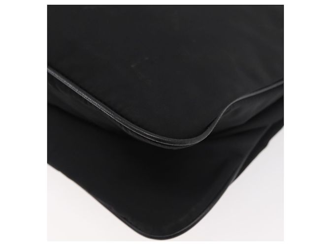 Borsa a Spalla PRADA Nylon Nero Argento Autentica ep14418A - vista 14